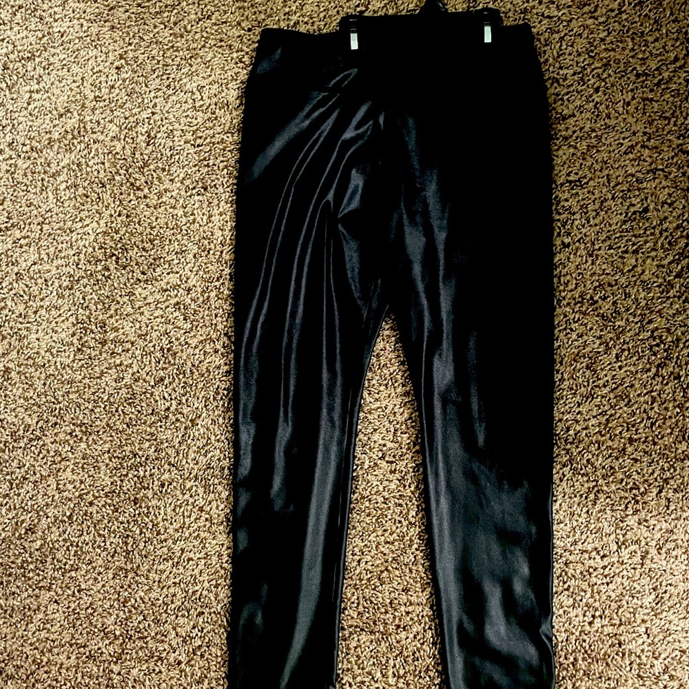 Wild fable black leather pants, medium
